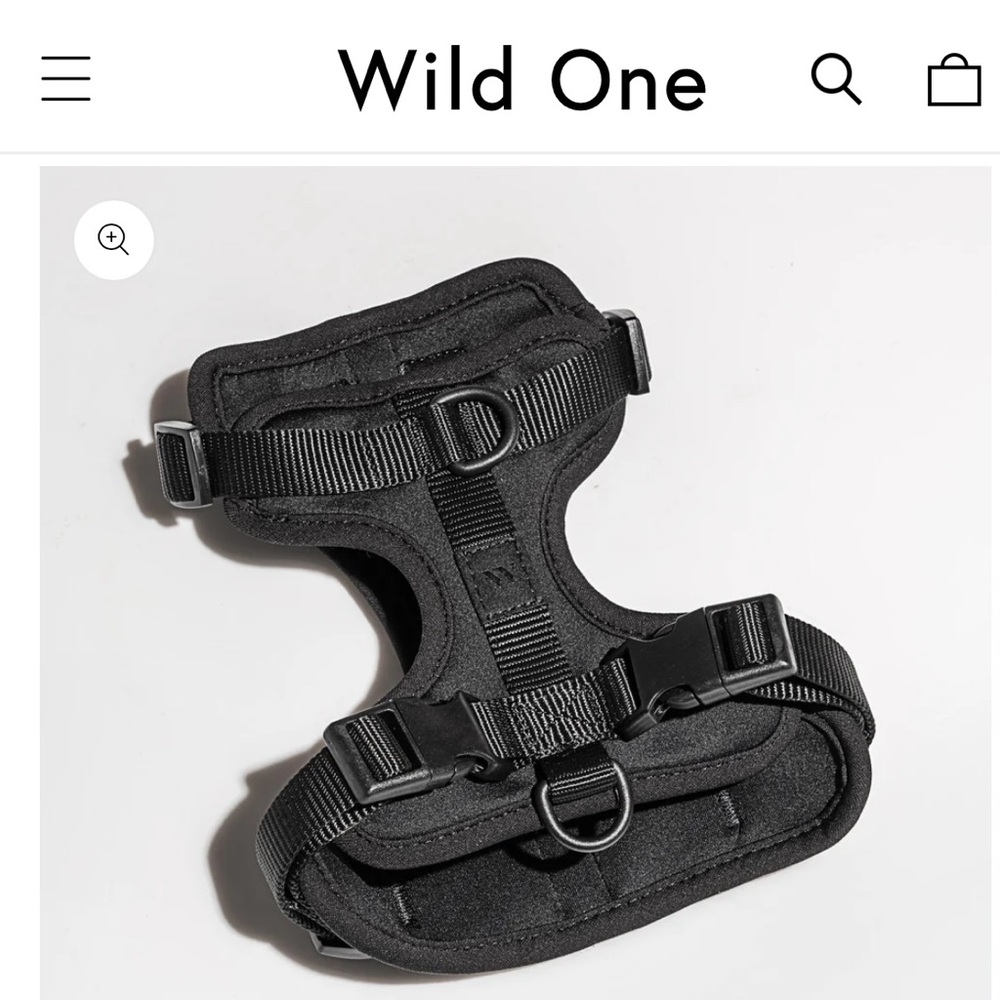 NWT Wild One Black Dog Harness